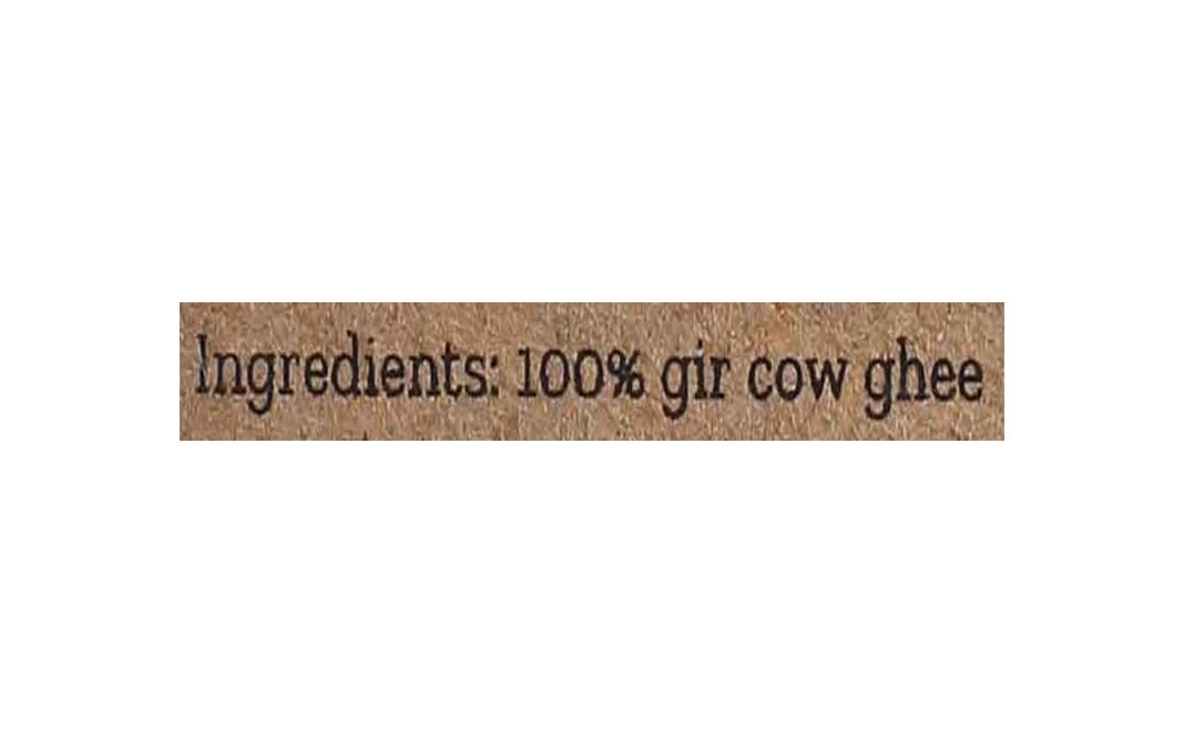 Conscious Food Gir Cow Ghee Natural   Glass Jar  200 grams